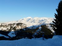 Le mont Blanc vu du Char de beurre